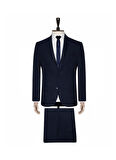 Süvari Normal Bel Slim Fit Mavi Erkek Takım Elbise Tk1000600225