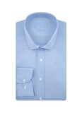 Süvari Slim Fit Klasik Yaka Düz Mavi Erkek Gömlek GM1007100443