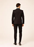 Süvari Normal Bel Slim Fit Siyah Erkek Takım Elbise Tk1000600242
