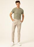 Süvari Normal Bel Normal Paça Slim Fit Bej Erkek Pantolon PN2020500493