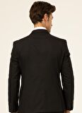 Süvari Normal Bel Regular Fit Siyah Erkek Takım Elbise TK1000400344