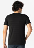 Süvari Polo Yaka Armürlü Siyah Erkek T-Shirt TS1014000266