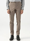Süvari Normal Bel Normal Paça Slim Fit Bej Erkek Pantolon Pn2020500517