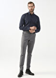 Süvari Normal Bel Normal Paça Slim Fit Gri Erkek Pantolon Pn2020500517