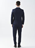 Süvari Normal Bel Slim Fit Lacivert Erkek Takım Elbise TK3000400242