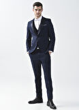 Süvari Normal Bel Slim Fit Lacivert Erkek Takım Elbise TK3000400242