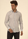 Süvari Mavi - Buz Erkek Slim Fit Gömlek GM1007100515