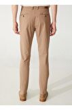 Süvari Normal Bel Normal Paça Slim Fit Bej Erkek Pantolon Pn2020500527