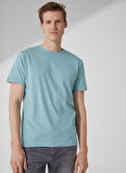 Süvari O Yaka Düz Haki Erkek T-Shirt TS1014000281