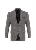 Süvari Regular Fit Siyah Erkek Armürlü Ceket CT2004800241