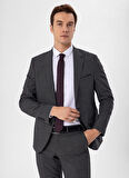 Süvari Normal Bel Slim Fit Siyah Erkek Takım Elbise TK1006900261