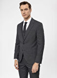 Süvari Normal Bel Slim Fit Siyah Erkek Takım Elbise Tk1020000270