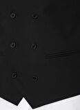 Süvari Normal Bel Slim Fit Siyah Erkek Takım Elbise TK1001100125