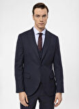 Süvari Normal Bel Slim Fit Lacivert Erkek Takım Elbise TK1020000280