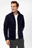 Süvari Sivri Yaka Regular Kalıp Düz Sweatshirt
