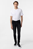 Siyah Süper Slim Fit Düz Pantolon