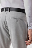 Slim Kalıp Desenli Pantolon