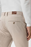 Slim Kalıp Armürlü  Erkek Kanvas Pantolon PN2020500619 TAŞ