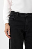 Siyah Regular Denim Pantolon