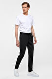 Siyah Slim Fit Düz Pantolon