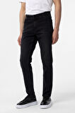Siyah Slim Fit Denim Pantolon