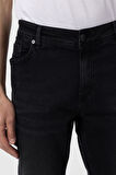 Siyah Slim Fit Denim Pantolon