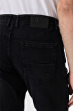 Siyah Slim Fit Denim Pantolon