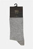 Gri Düz Çorap