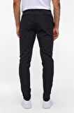 Siyah Slim Armürlü Jogger Pantolon