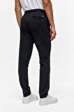 Lacivert Slim Armürlü Jogger Pantolon
