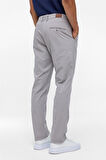 Gri Regular Armürlü Pantolon