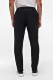 Siyah Slim Düz Jogger Pantolon