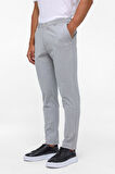 Gri Slim Düz Jogger Pantolon