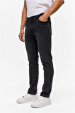 Gri Slim Denim Pantolon
