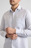 Süvari Erkek Gri Regular Klasik Yaka Casual Gömlek