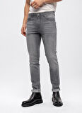 Back and Bond Normal Bel Normal Paça Slim Fit Gri Erkek Pantolon B33W35024