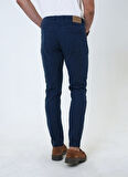 Back and Bond Normal Bel Normal Paça Slim Fit Lacivert Erkek Pantolon B33W32000