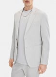Back and Bond Açık Gri Erkek Slim Fit Fitilli Desenli Ceket B35S50032