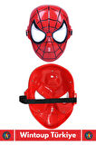 Premium Yüksek Kaliteli Plastik Eğlenceli Spiderman Figür Unisex Örümcek Adam Maskesi 1 Adet