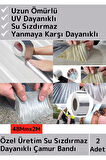Özel Üretim Su Geçirmez Isıya Dayanıklı Alüminyum Ultra Güçlü Tamir Bandı Çamur Bant 2 Adet