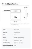 Baseus 100 W 20000 mAh Hızlı Şarj Powerbank Siyah 