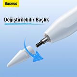 Baseus 125Mah Yedek Başlık Şarjlı iPad Dokunmatik Kalem iPad Mini 5 İpad Air 3 Kalem Tablet Çizim Kalemi