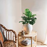 Yapay Çiçek Demet Monstera 18 Dal 70 cm Salon Çiçeği Yapay Bitki