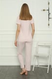 Moda Çizgi Anne Kız Aile Penye Pijama Takım Ayrı Ayrı Satılır. Fiyatları Farklıdır 50107 Pembe