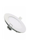 9W Slim Led Panel Sıva Altı Beyaz Işık 6400