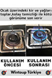 Premium Dayanıklı Uzun Ömürlü Kolay Temizlenebilir Ocak Yağ Kir Önleyici Kare Alüminyum Folyo 4 Adet