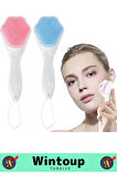 Özel Ergonomik Saplı Masaj Etkili Sevimli Tasarım Cilt Bakım Yüz Makyaj Temizleme Peeling Fırçası