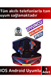 Premium iPhone 16 Pro Uyumlu Metal Kasa Led Işıklı ANC Gamer Kulak İçi Bluetooth Oyuncu Kulaklığı