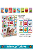 Özel Üretim Çocuk Hafıza Zeka Koordinasyon Geliştirici Eğitici İngilizce Türkçe İlk 100 Sözcük Kart