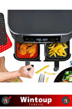 Özel BPA Free Isıya Dayanıklı Kolay Temizlenir Airfryer Fırın Esnek Silikon Pişirme Kağıdı 2 Adet